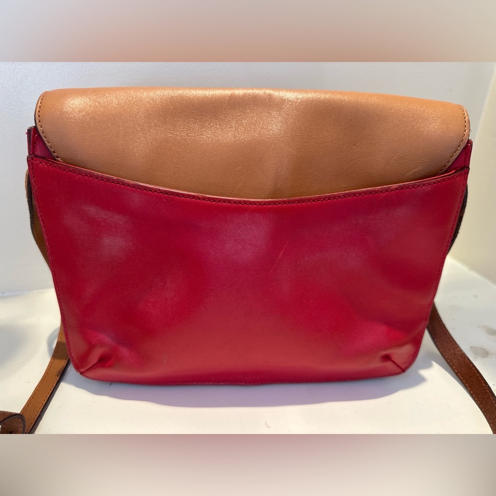 Vintage Lauren Ralph Lauren Leather Crossbody Bag - Picture 6 of 9